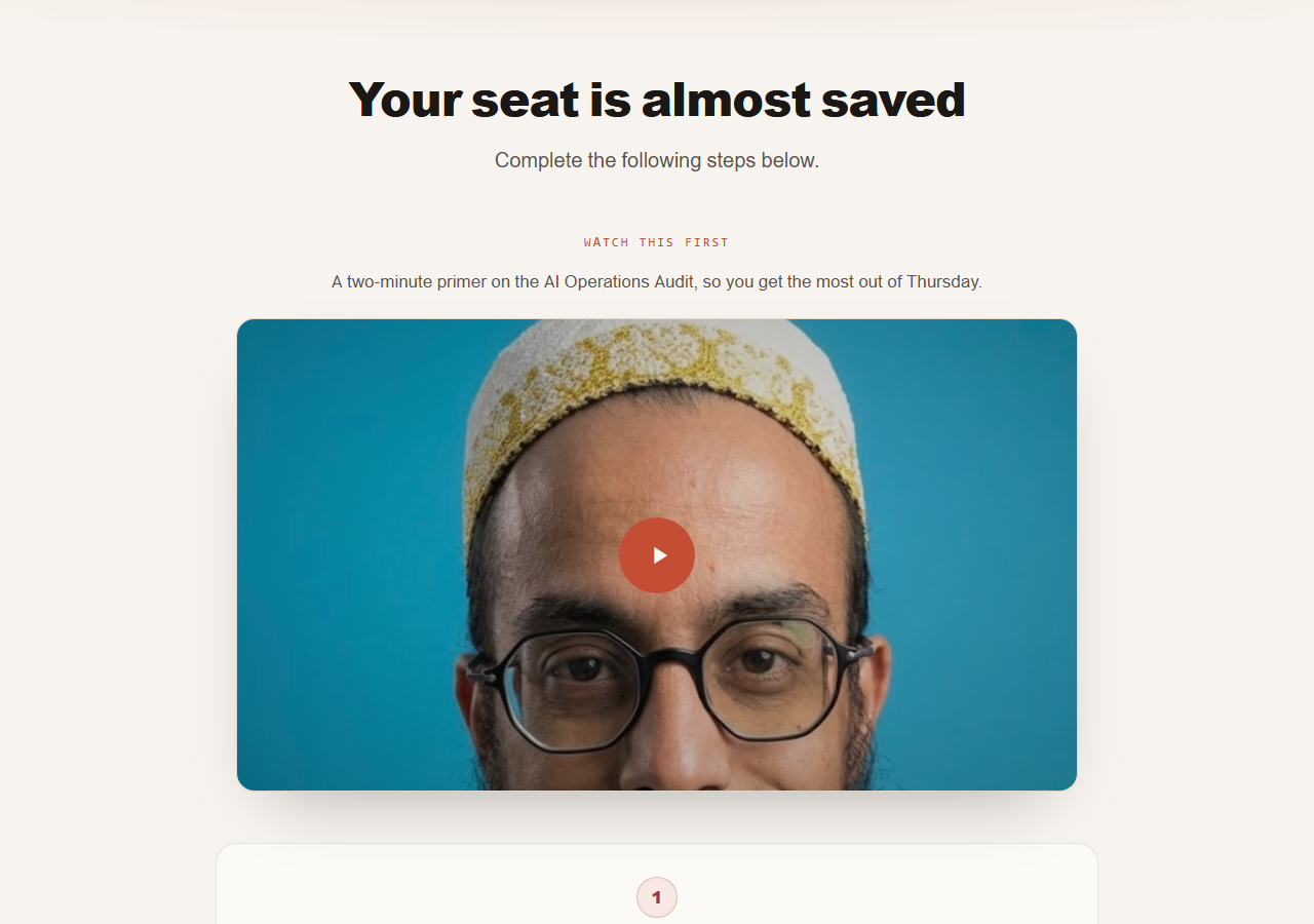 Thank-you page preview